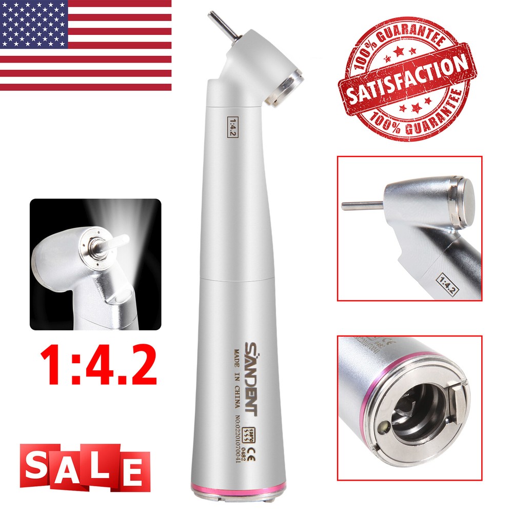 NSK Style Dental 1:4.2 Fiber Optic Contra Angle /1:1 Straight Nosecone Handpiece