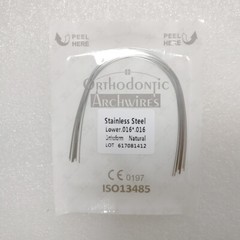Dental Orthodontic Arch Wire Stainless Steel Nature Form Rectangular Wires 100PC
