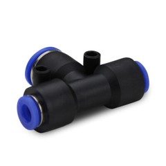 5 Pack, Tee Union to Reduce from 1, Push Connect 3/8″ Tube to 2, 1/4 Tubes