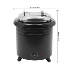 400w Stainless Steel Soup Warmer 3d Constant Temperature Commercial Soup Warmer
