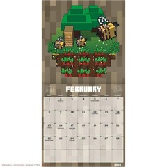 DateWorks 12″x12″ 2026 Minecraft Wall Calendar