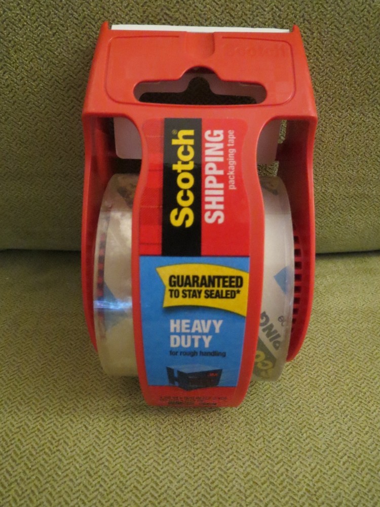Scotch 1.88 in. x 22.2 yds. Heavy Duty Shipping Packaging Tape with Dispenser