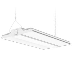 400W LED Linear High Bay Light With Microwave Sensor Warehouse Gym Light 60000LM