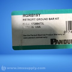 Panduit RGRB19Y Grounding Busbar Kit FNOB
