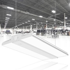 300W LED Linear High Bay Light Commercial Warehouse Ceiling Fixture 4500K-5700K