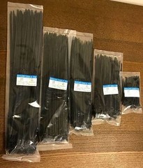 Nylon Plastic Cable Tie Long & Wide Extra Large Zip Ties Black wrap 4″ to 24″