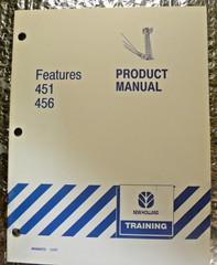 New Holland Features Product Training Manual 12/97 451 456 Sicklebar Mowers