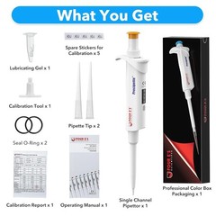 0.1ul-10ml Single Channel Pipettor Adjustable Micropipette Lab High Precision