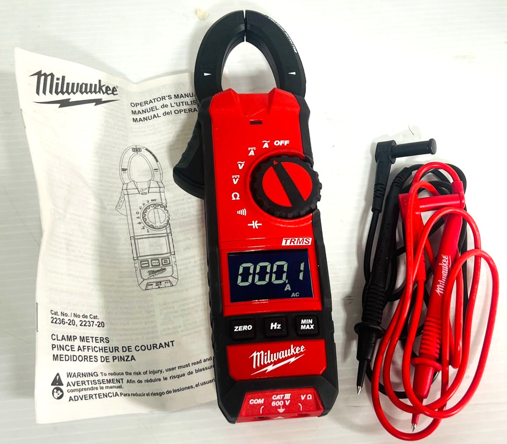Milwaukee AC/DC Digital Clamp Meter 2237-20