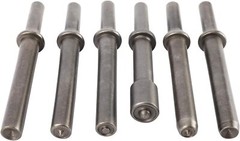 7Pcs Smoothing Pneumatic Air Rivet Hammer Tool with Spring Shank Chisel Bits Set
