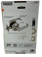 Universal Hardware Door Lever Commercial Passage Satin Chrome UH40047 Lot of 3