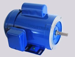 AC MOTOR, 1/2HP, 1725RPM, 1PH, 115V/208-230V, 56C/TEFC, WITH BASE