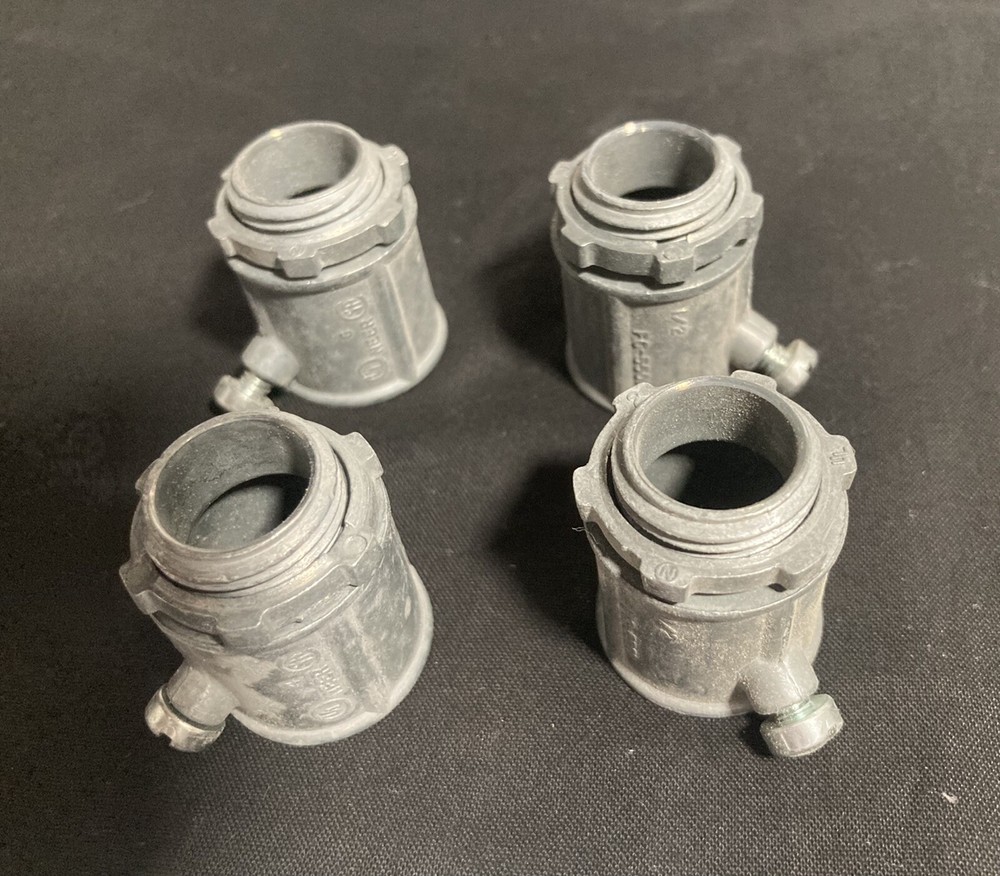 NEER stell conduit Set-Screw Connector FC-5501 1/2” 4 Pack