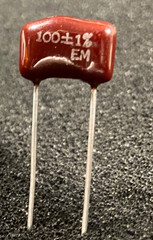 100pF 1% Silver MICA precision capacitors -10 pc package-