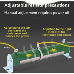 300W 1000W 2000W 5000W Wire Wound Adjustable Variable Resistor Ceramic Rheostat