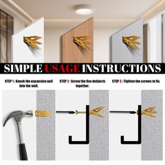 200 Pcs Self Drilling Drywall Anchors with Screws Kit, Metal Expansion Bolt f…