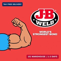 J-B Weld 8267 SteelStik Steel Reinforced Epoxy Putty Stick – 2 oz.