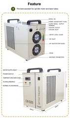 220V Water Chiller CW5200 for Spindle Laser Engraving Machine