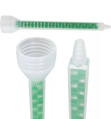 50 Pieces Mixing Nozzle Static Mix Adhesive Tip Square Mixer Epoxy Like Six10®