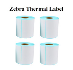 4 Rolls 250 4″ x 6″ Zebra 2844 Eltron Direct Thermal Printer 1000 Labels 4×6