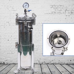 304 Stainless Steel Filter Bag Housing 150PSI High Pressure Filtration System