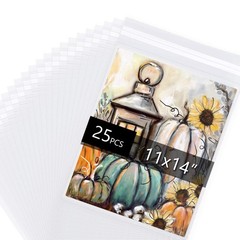Falling in Art Acid Free 1.496mil (Single Side) 11 inch x 14 inch, Clear