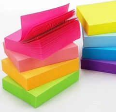 Bright Colored Sticky Notes 1.5×2 inch – 1920 Sheets for Easy Organization