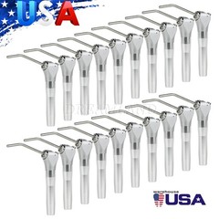 1-20*Dental Air Water Spray Triple Syringe 3 Way Handpiece w/ Nozzles Tips Tubes