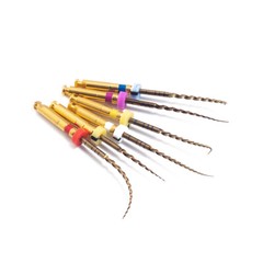 Dental Endodontic Rotary File X-Pro NITI Engine Files Gold Taper 25MM SX-F3 6Pcs