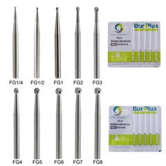 Wave Dental Round Carbide Bur FG Diamond Bur Surgical Long Round Ball High Speed