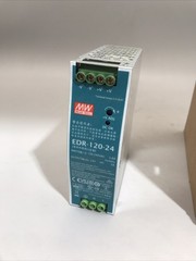 Mean Well EDR-120-24 AC-DC Industrial DIN Rail Power Supply – NEW Ship From USA