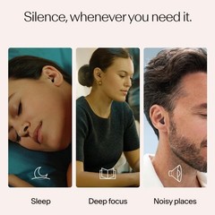 Alpine Silence Earplugs for Sleep, Focus & Travel – V-Shape Snug Fit & Soft O…