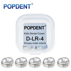 5Pcs Dental Kids Crown Primary Molar Pediatric Crowns stainless steel 48 Sizes