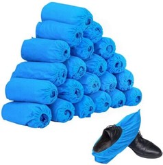Blue Disposable Shoe Cover XL Non- Skid, Fluid Resistant Non Woven,1000pc