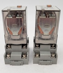 2PC Finder 60.12 General Purpose Relay 10A 250VAC Coil 120V with SR2P-05 Socket