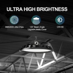 10Pcs 300W UFO Led High Bay Light Commercial Industrial Factory Shop Light 5000K