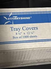 STARRYSHINE Dental Tray cover 8.5×12.25″ Cream 1000/box Dental Tattoo