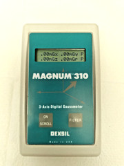 Dexsil Magnum 310 3- Axis Digital Gaussmeter ~ Works But No Battery Cover