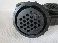 TE CONNECTIVITY 206837-1 CIRCULAR POWER CONNECTOR 24 POSITION LOT OF 3