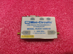 Mini-Circuits RUDAT-6000-60 1-6000MHz 0-60dB (0.25 Step) USB/RS232 Attenuator