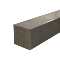 1/2″ x 1/2″ x 45″, 12L14 Steel Square Bar, Cold Finished