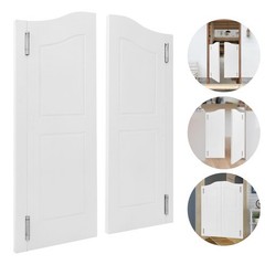 Partition Door, Solid Wood Door, Partition Door for Shop Entrance Partition