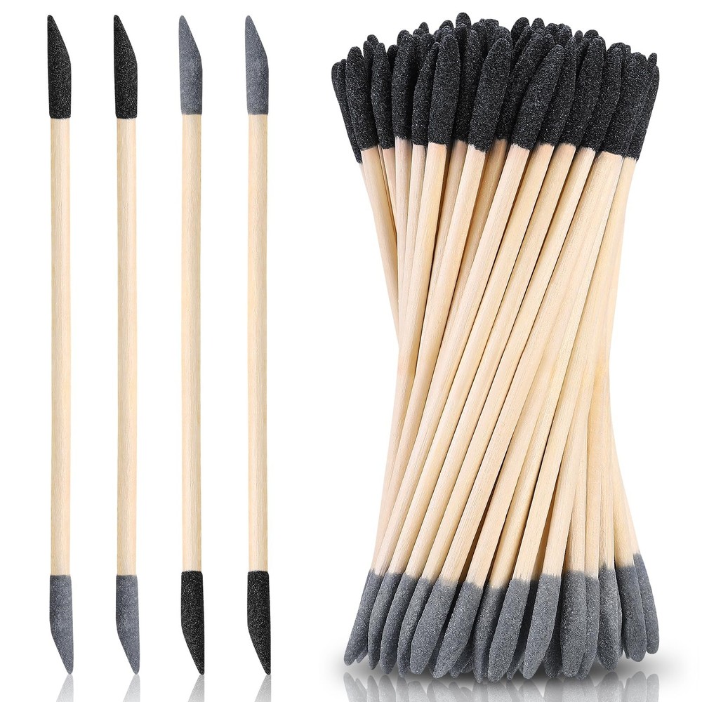 50PCS Premium Sanding Sticks, Double End Matchsticks 5.4 x 0.2 Inch
