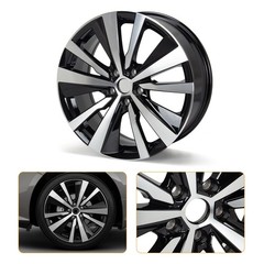 New 19×8 Alloy Wheel Rim for Altima 2019-2022 Machined Black 62785 Set of 4