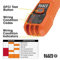 ET310 AC Circuit Breaker Finder Electric and Voltage Tester with Integrated GFCI
