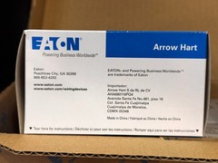 10pk – Eaton AHCL630P 30A 250V Blue Twist Lock Plug L6-30P Ultra Grip Industrial