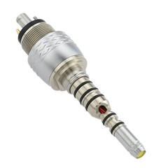 COXO Dental Fiber Optic High Speed Turbine Handpiece KaVo NSK LED Coupler 6 Hole