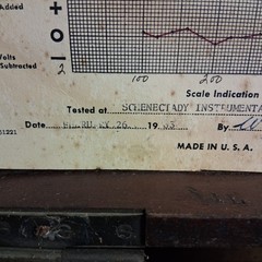 General Electric Voltmeter Type P-3 Electrical Test Equipment
