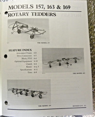 New Holland Features Product Training Manual 12/97 Rotary Tedders 157 163 169