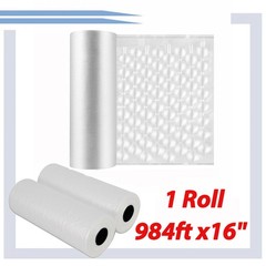 984ft x16″ Air Cushion Machine Film Small Bubble Pillow Packaging Padding 1 Roll